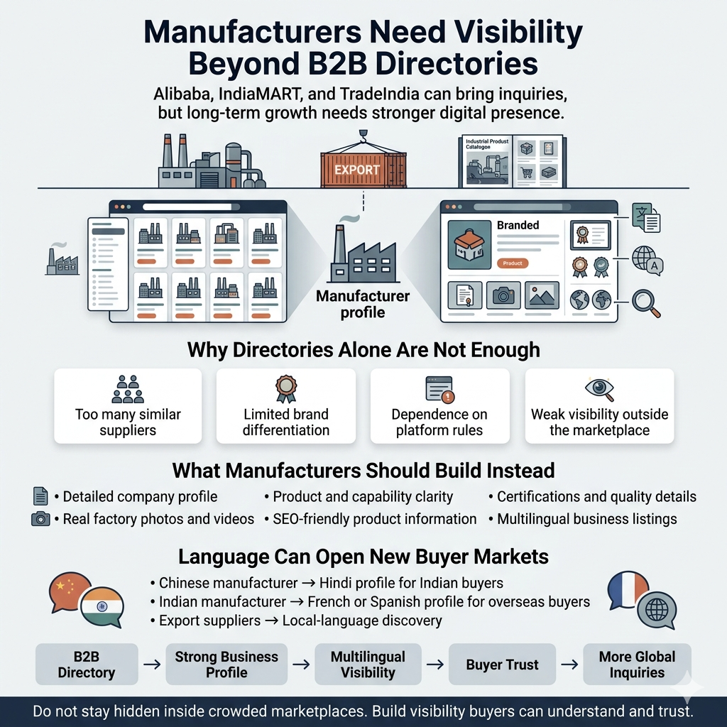 Why Manufacturers Need More Than Alibaba and B2B Directories to Grow Online